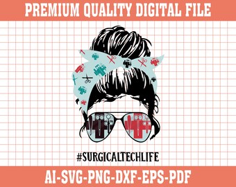 Surgical Tech Life SVG: Funny Medical Design (Digital Download)