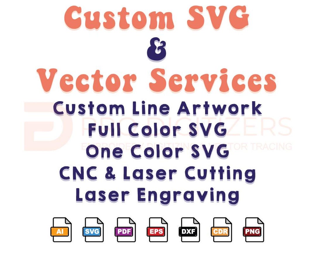 Custom Vector Design & SVG Conversion for Laser Cutting - Etsy