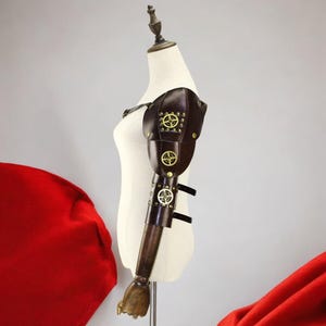 Medieval Armband,Shoulder Pauldron ,LARP ,Ren Fair, Arm Armor for Cosplay LARP , Larp Cosplay Armor, SCA Leather Shoulders,Viking, Knight