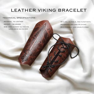 LARP,Handmade Leather Bracers,Ren Faire, Ren Fair,Viking Bracalet, Cosplay,