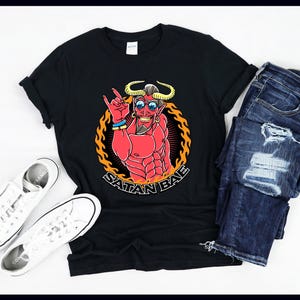 Satan Salt Joke Shirt | Satan Bae | Funny Baphomet Occult Fan Spooky Halloween Gift | T-Shirt | Tank Top | Sweatshirt | Hoodie