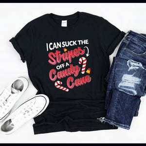 Candy Cane Cutie Funny Christmas Lollipop Cane Lover Xmas  | T-Shirt | Tank Top | Sweatshirt | Hoodie