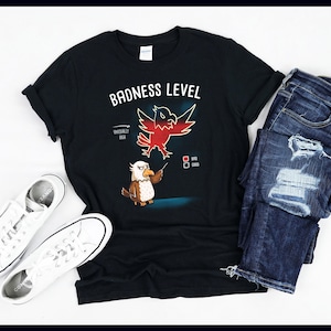Warnung Badness Level ungewöhnlich hoch | Diagramm Schaubild | Weißkopfseeadler | Adler | T-Shirt | Tank-Top | Pullover | Kapuzenpullover