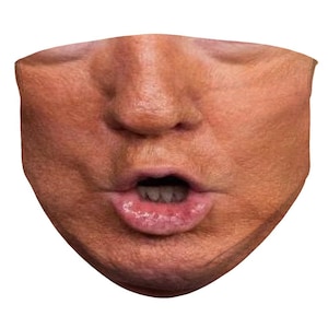 Donald Trump | Président américain | Etats-Unis | Masque facial Trump | POTUS | Masque sublimateur | Couvre-nez | Masque lavable réutilisable