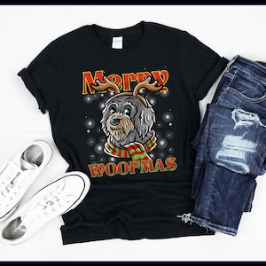 Merry Woofmas Portuguese Water Dog Reindeer Dog Christmas | T-Shirt | Tank Top | Sweatshirt | Hoodie