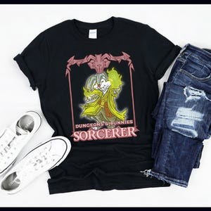 Sorcerer | Dungeons and Bunnies | Nerdy Rabbit | Bunny | RPG D20 Dice | Role-Play Game | Gamer| T-Shirt | Tank Top | Sweatshirt | Hoodie