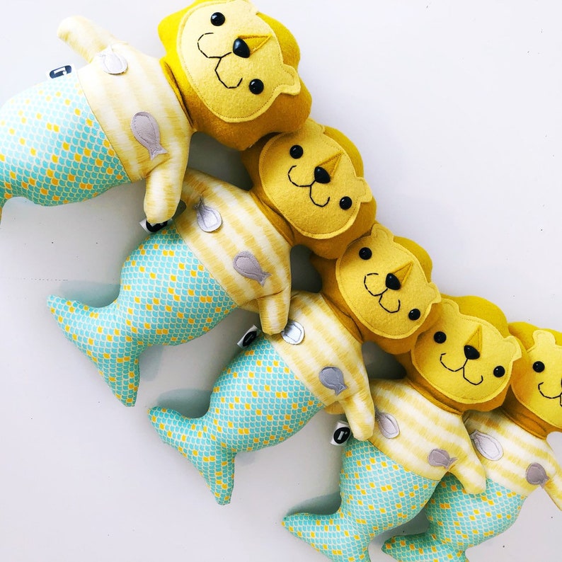 READY TO SHIP Stuffed Lion Purrmaid