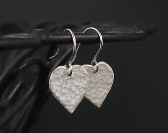Heart Earrings in Sterling Silver