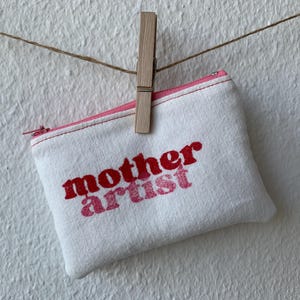 portefeuille, sac à main, upcycling, recyclage, pochette à monnaie imprimée à la main