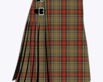 Handmade Muirhead Tartan Kilt: 16 oz 8 Yard Scottish Kilt