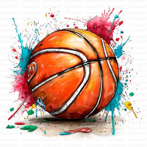 20 Sport Balls Clipart bundle, Soccer, Basketball Clipart, Printable Watercolor clipart, High Quality JPGs, Digital download, craft, journal