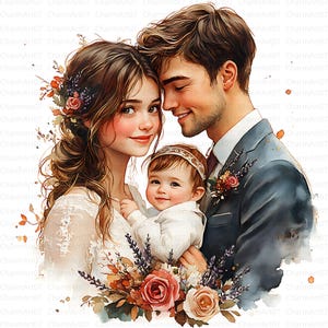 35 adorables imágenes prediseñadas de parejas de novios, imágenes imprimibles de novios, descarga digital de parejas enamoradas, scrapbooking de bodas, manualidades de papel