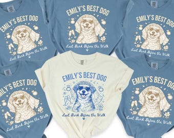 Personalized Dog Bachelorette Shirt, Custom Bride Dog Mom Gift, Comfort Colors Bridal Party Shirt, Dog Lover Bachelorette Tee