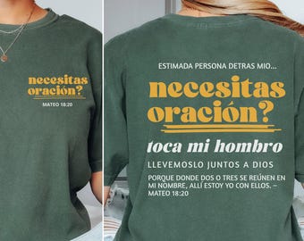 Camiseta Comfort Colors cristiana "Querida persona detrás mio", Camiseta con versículo bíblico, Regalos Cristianos, Camisa de Fe