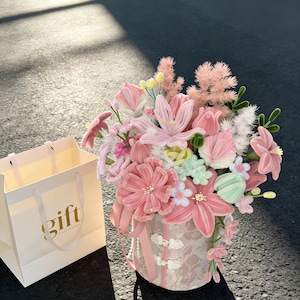 Flores de limpador de cachimbo, presente de aniversário, flores artificiais coloridas, buquê de formatura, casamento, Dia das Mães, Dia dos Namorados - presente de boas-vindas