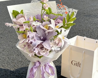 Pfeifenputzer Blumen, Geburtstagsgeschenk, Bunte Kunstblumen, Abschluss Strauß, Hochzeit, Muttertag, Valentinstag Geschenke