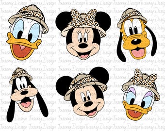 Disney Mickey And Friends Safari PNG, Disney Mickey Safari PNG, Mickey Mouse PNG, Mickey And Friends Shirt, Disney Mickey Shirt