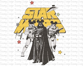 Disney Star Wars PNG, Star Wars Characters PNG, Star Wars PNG, Star Wars Shirt, Darth Vader Shirt