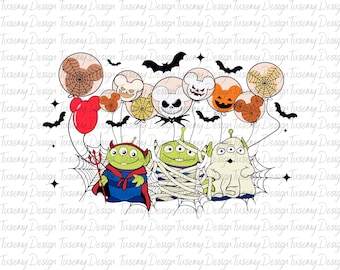 Disney Toy Story Aliens Halloween PNG, Toy Story Characters PNG, Toy Story Halloween PNG, Toy Story Png, Disney Halloween Png