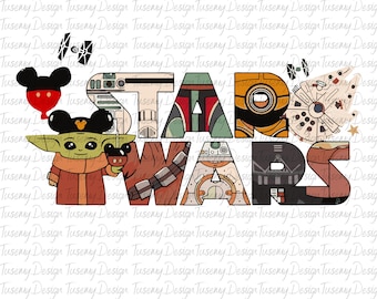 Disney Star Wars PNG, Star Wars Characters PNG, Star Wars PNG, Star Wars Shirt, Darth Vader Shirt