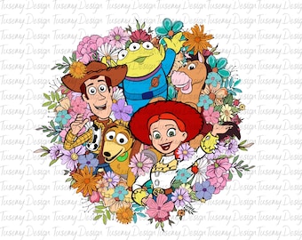 Disney Toy Story PNG, Toy Story-karaktärer PNG, Jessie och Bullseye PNG, Toy Story-tröja, Disney Friends-tröja