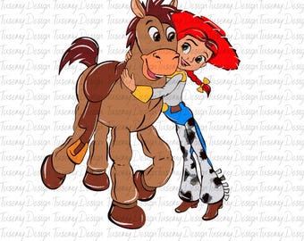 Disney Toy Story PNG, Toy Story Characters PNG, Jessie And Bullseye PNG, Toy Story Shirt, Disney Friends Shirt