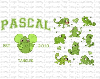 Retro Rapunzel Pascal PNG, Retro Princess PNG, Princess Pascal PNG, Pascal Shirt, Rapunzel Shirt