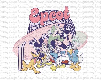 Mickey And Friends Epcot PNG, Mickey Mouse PNG, Disney Mickey PNG, Mickey Mouse Shirt, Disney Shirt
