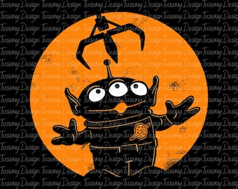 Disney Toy Story Alien Halloween PNG, Toy Story Characters PNG, Toy Story Halloween PNG, Toy Story Png, Disney Halloween Png