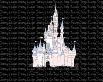 Watercolor Castle Shirt PNG, Princess castle shirt, Matching tee, Disney Watercolor Mickey Castle Shirt, Mickey Castle Shirt, Princess Tee