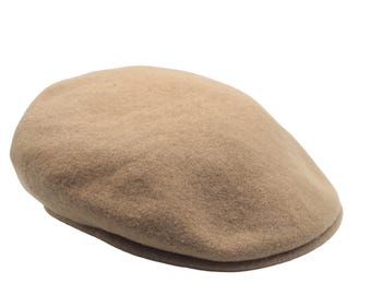 Gorra vintage Kangol Newsboy, estilo casual, clásica, beige, talla S, estilo años 90, estilo deportivo, estilo retro.