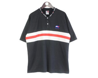 Vintage Polo Sport by Ralph Lauren T-shirt Size L Blue Big Logo