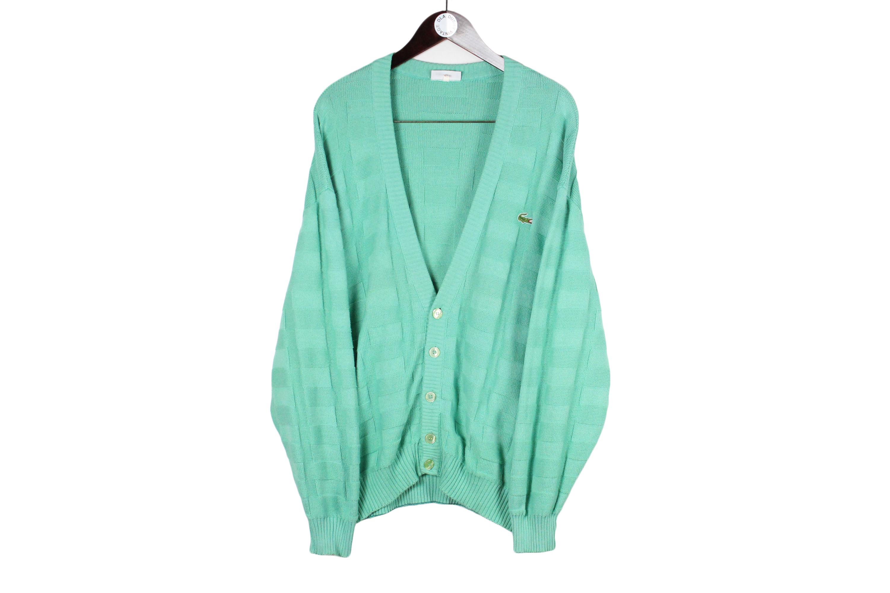 Lacoste green cardigan - Etsy 日本