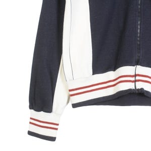 Vintage Fila Track Jacket Size M Blue 00s Sport Style Casual Light Wear Jogger image 4