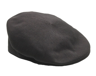 Gorra vintage Kangol Newsboy, estilo casual, clásica, negra, de los años 90, estilo deportivo, estilo retro.