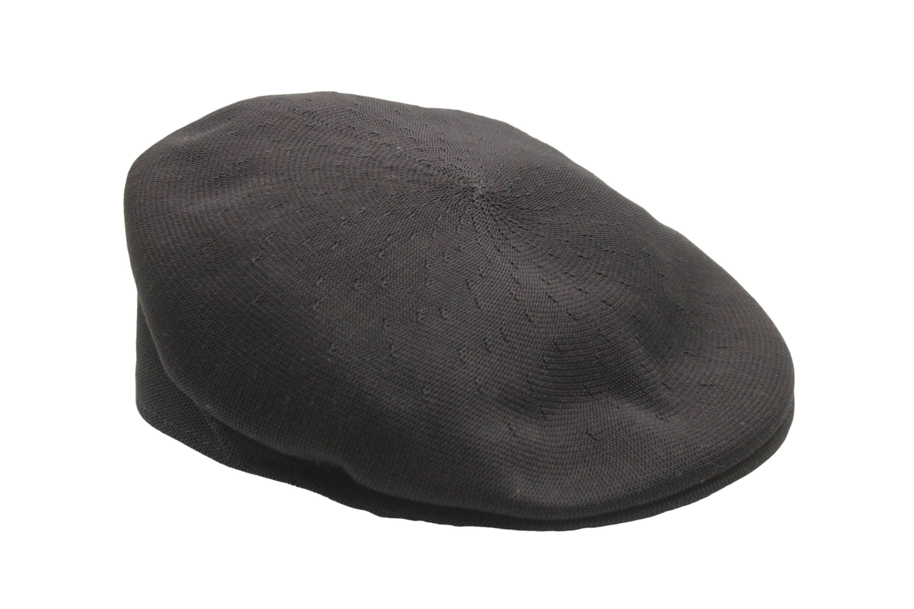 Vintage KANGOL made in Great Britain teal black grey tweed newsboy baker boy cap Kangol Gray Men main image 4