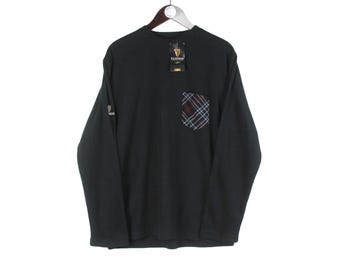 Vintage Guinness NWT Fleece Sweatshirt Crewneck Size M Black Irish Stout Beer Pub Style 00s Sweater Pullover Jumper Winter Outdoor Ski Style