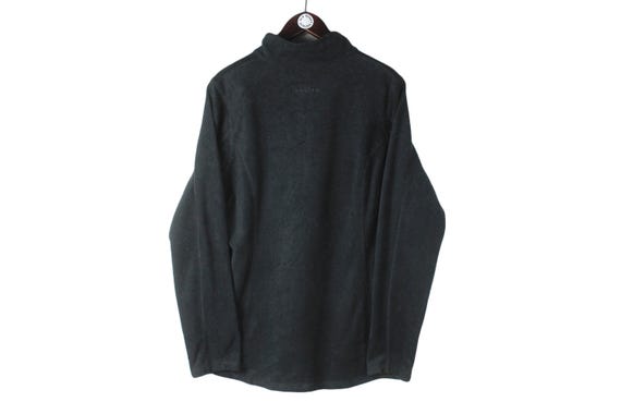 Vintage Oakley Fleece 1/4 Zip Size Women's XL Black 00s Sweater