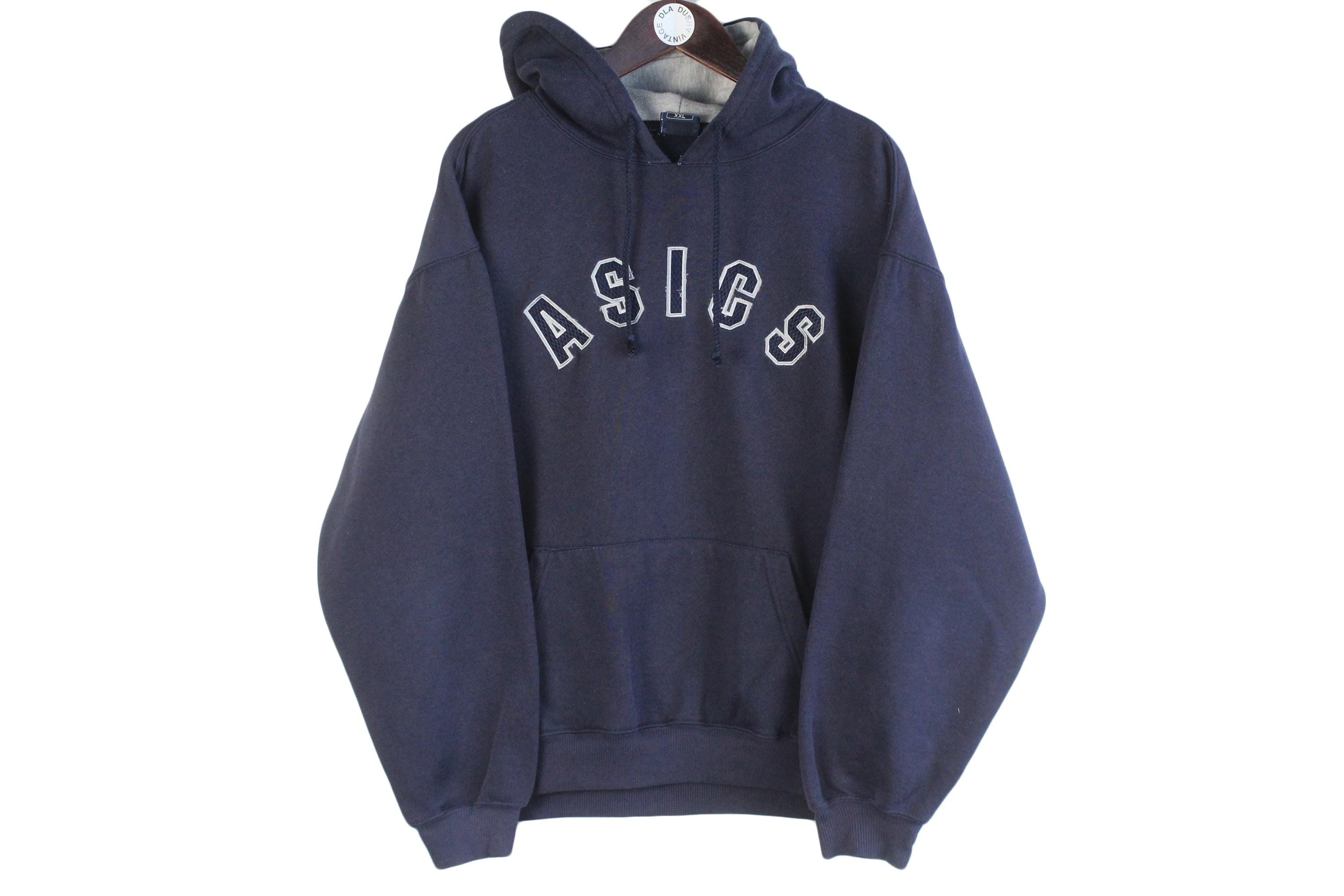 Vintage Asics Hoodie - Etsy