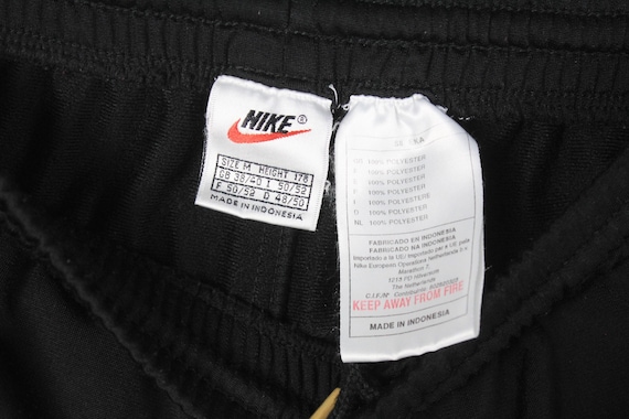 Vintage Nike Tracksuit Size M Black 90s Retro Sport Style Track