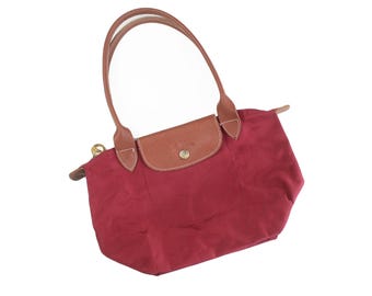 Vintage Longchamp Bag Luxury Style Classic Red Small Size 00s
