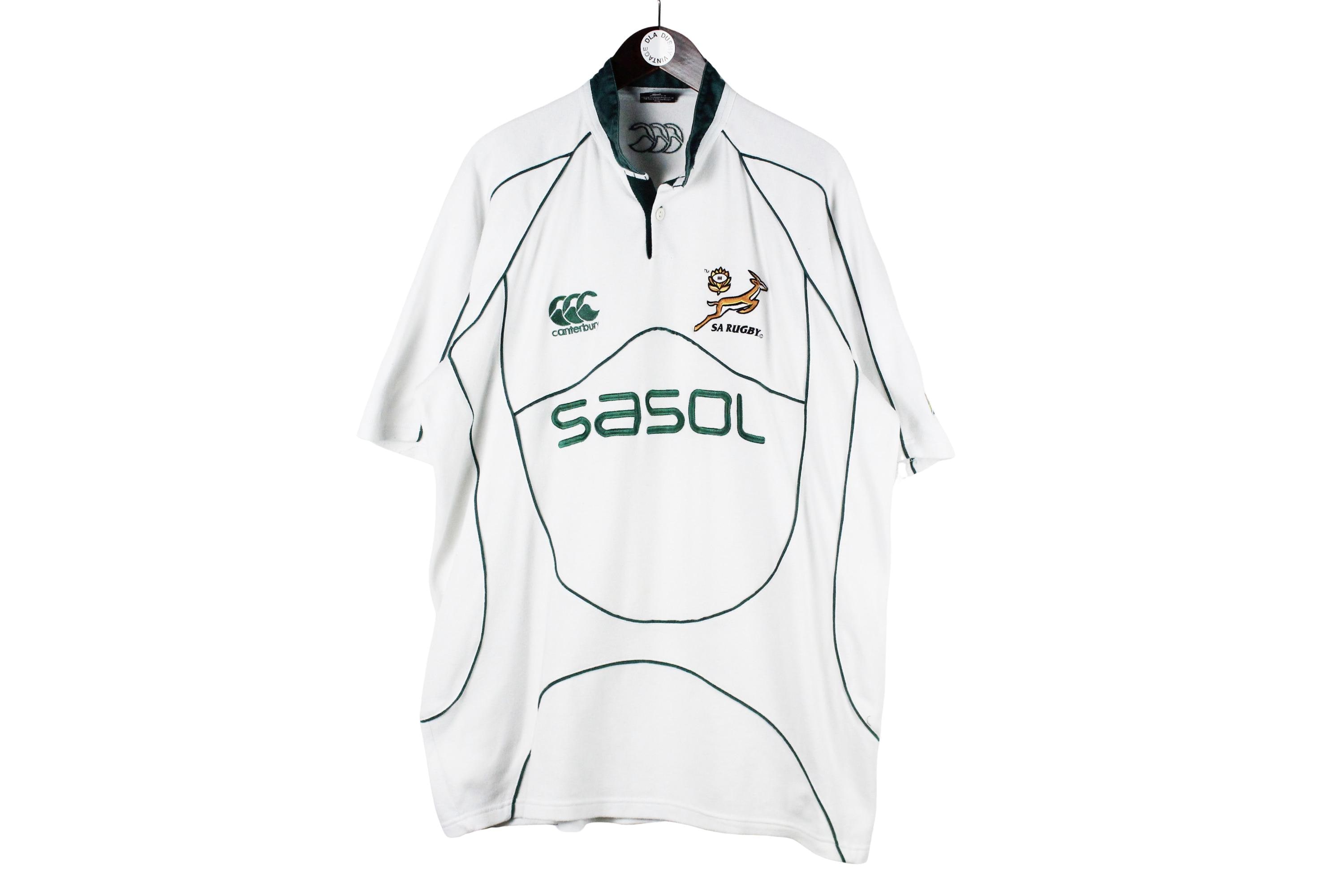 Vintage South Africa Canterbury Jersey Rugby Shirt Size XXL 00s