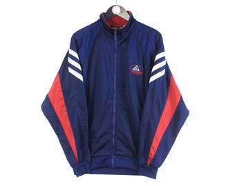 ヴィンテージ アディダス トラックジャケット サイズS ブルー 90年代