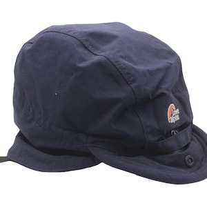 Vintage Lowe Alpine Hat Big Logo Blue Outdoor Cap 00s Hat Sport Style Retro Headwear