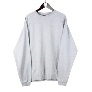 Vintage Reebok Sweatshirt Size XL Gray 00s Sport Style Crewneck Jumper Pullover Retro Wear