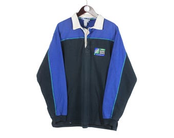 Vintage Australia Rugby World Cup 2003 Rugby Shirt Size L 00s Casual Style Collared Jumper Pullover Retro Wear Long Sleeve Polo T-Shirt