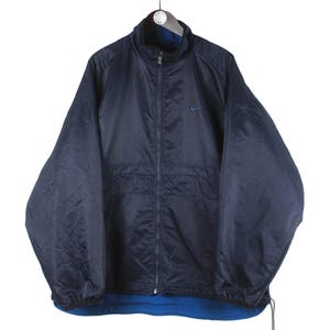 Vintage Nike Reversible Fleece Jacket Size XXL Blue 90s Vintage Nike Reversible Fleece Jacket Size XXL Blue 90s