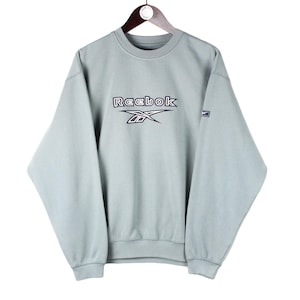 Vintage Reebok Sweatshirt Size S/M Big Logo 90s Sport Style Crewneck Jumper Pullover Retro Wear