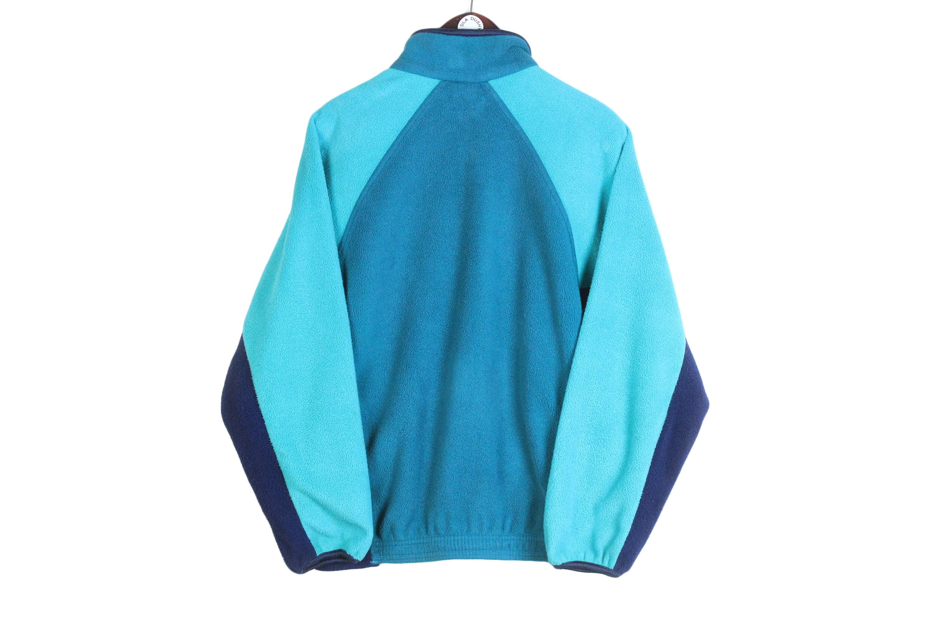 Vintage Lowe Alpine Fleece Half Zip Size M Blue 90s Sweater