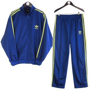 Vintage Adidas Tracksuit Size M Blue 90s Retro Sport Style Track